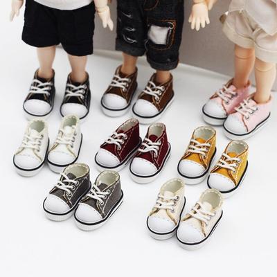Gift Toys For 1/12 Dolls Clothes Accessories Fashion Sneakers Doll Canvas Shoes Casual Wear Shoes