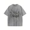 Angel Wings Butterflies Vintage Graphic Tee Streetwear Fashion rock gothic elements