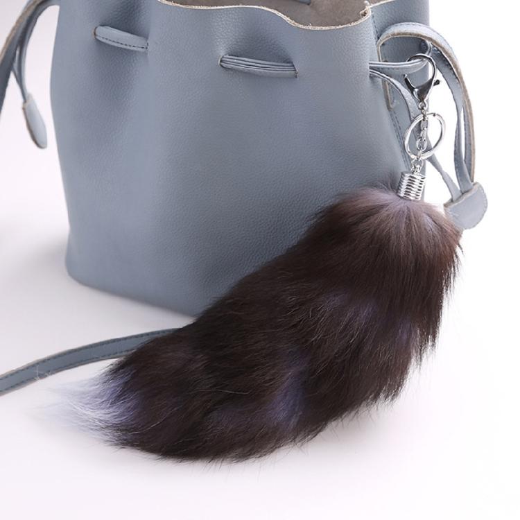 Foxtail Unisex Keyrings Alloy Material Handbag Decoration Unique Key Pendant