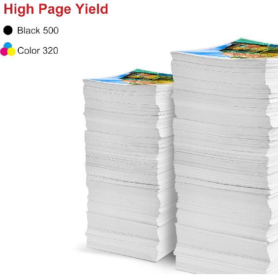 245XL 246XL Combo Pack Remanufactured Ink Cartridges Replacement for Canon 245XL 246XL PG-245XL CL246XL Ink cartridges for Pixma TS3122 MG2522 TS3322