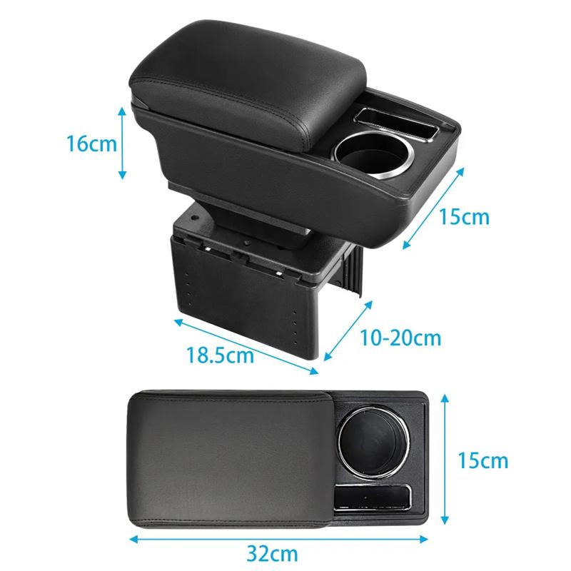 Univerzálna lakťová opierka do auta Univerzálny model lakťovej opierky Príslušenstvo do auta Úložný box Úprava Renovačné diely Zvyšujú úľavu od únavy