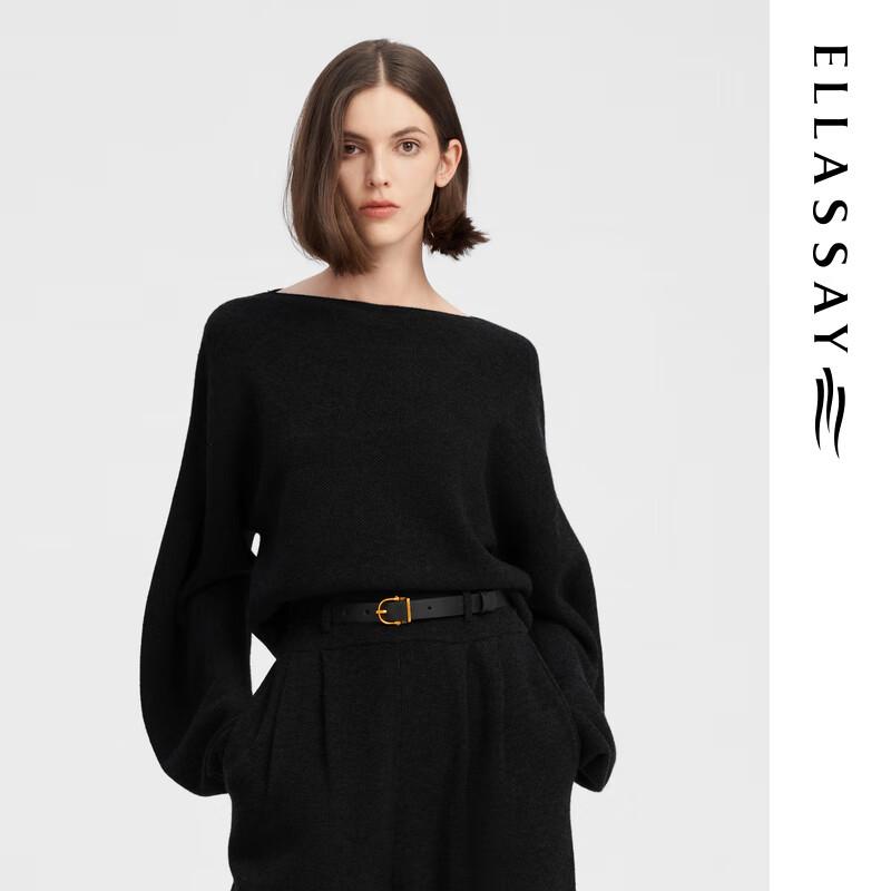 ELLASSAY Women's Merino Wool Blend Pullover Sweater