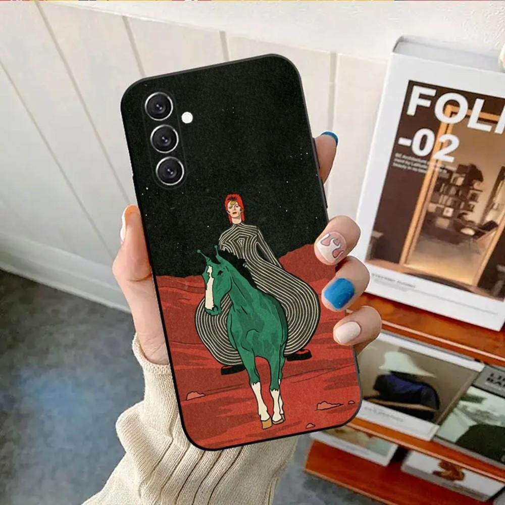 Singer D-David B-Bowie Phone Case Phone Case For Samsung Galaxy A13,A21s,A22,A31,A32,A52,A53,A71,A80, Soft Black Shell