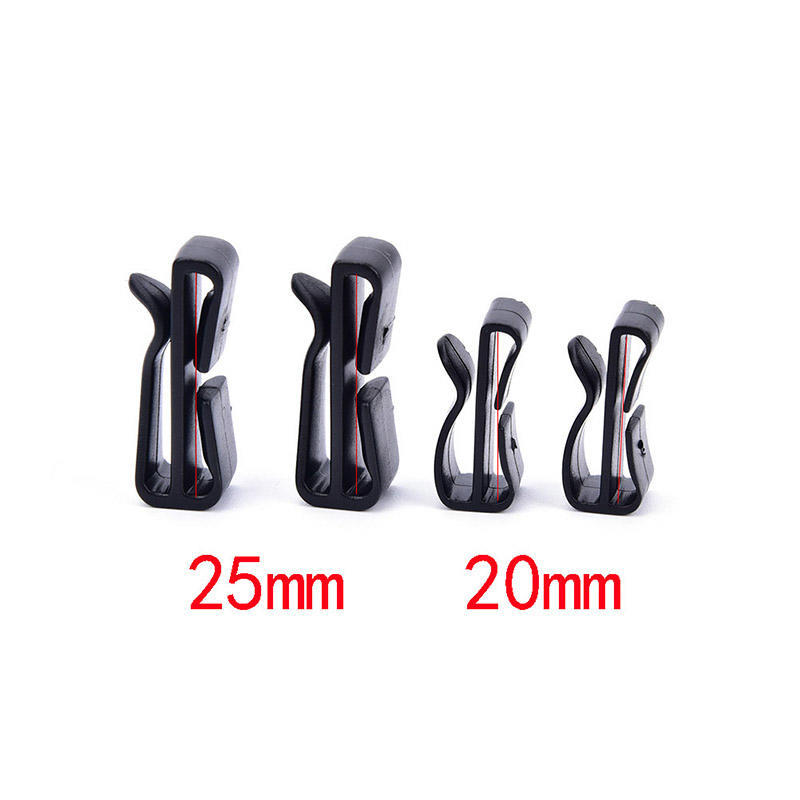 5 opciones de color 10x 1/" 25 MM Clips Gancho Giratorio Correa resistente