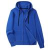 Men's Plus Size Fleece Hooded Zipper Sweatshirt with Velvet Lining