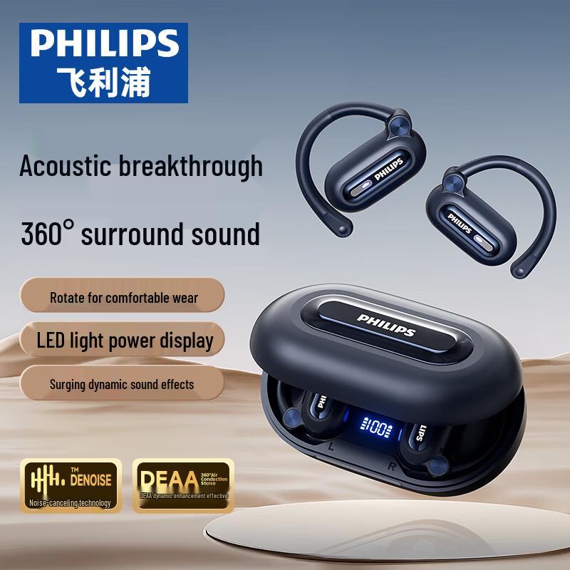 

Philips TAT4769 ANC Clip-on Wireless Earbuds