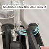 2 Pack Multifunctional 6 Claw Rotating Hook Suction Cups Swivel 360 Degree Hangers Wall Organizers Hanging Storage Rack