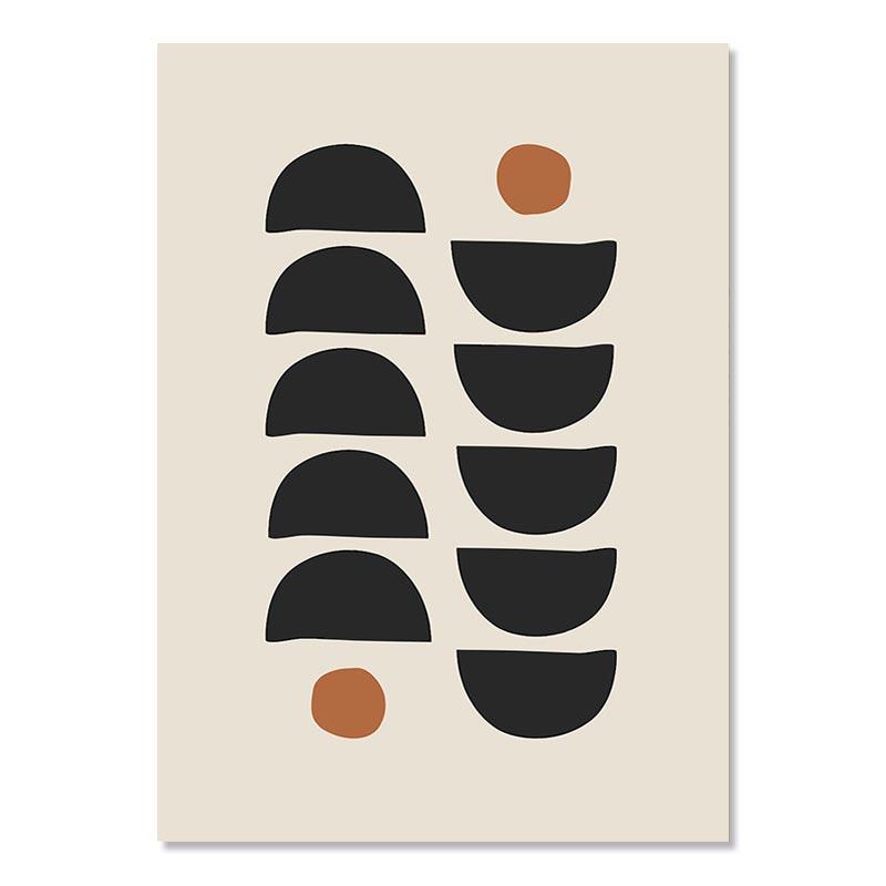 

Бохо коралловый постер абстрактные линии холст картина настенное художественное украшение картина картина спальня гостиная интерьер домашний декор 21x30cm No Framed