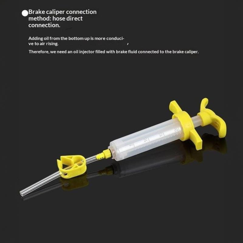 Hydraulic Disc Brake Bleed Kit Multi-size Adapters Portable Drop-resistant Case for  Road Bike Maintenance