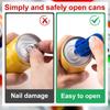 6pcs Manual Soda Beer Can Opener, Pop Beverage Can Cover Lid Protector, Plastic Drink Shields for Picnics Barbecues Camping Music Festival- Yellow &