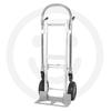 2 In 1 Aluminum 800LBS Capacit Convertible Dolly W/Wheels Portable Dolly Cart ForConstruction Warehouse Factories Indoor Outdoor