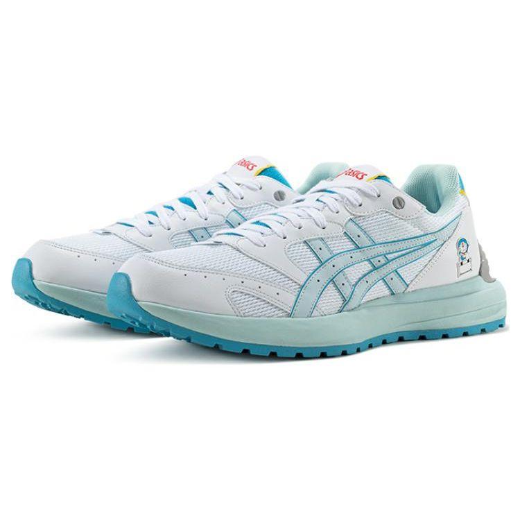 Asics Doraemon X  Tarther Sc Fabric Synthetic Leather Spliced Retro Durable Breathable Lightweight Low-Top Casual Shoes 1203A351-100