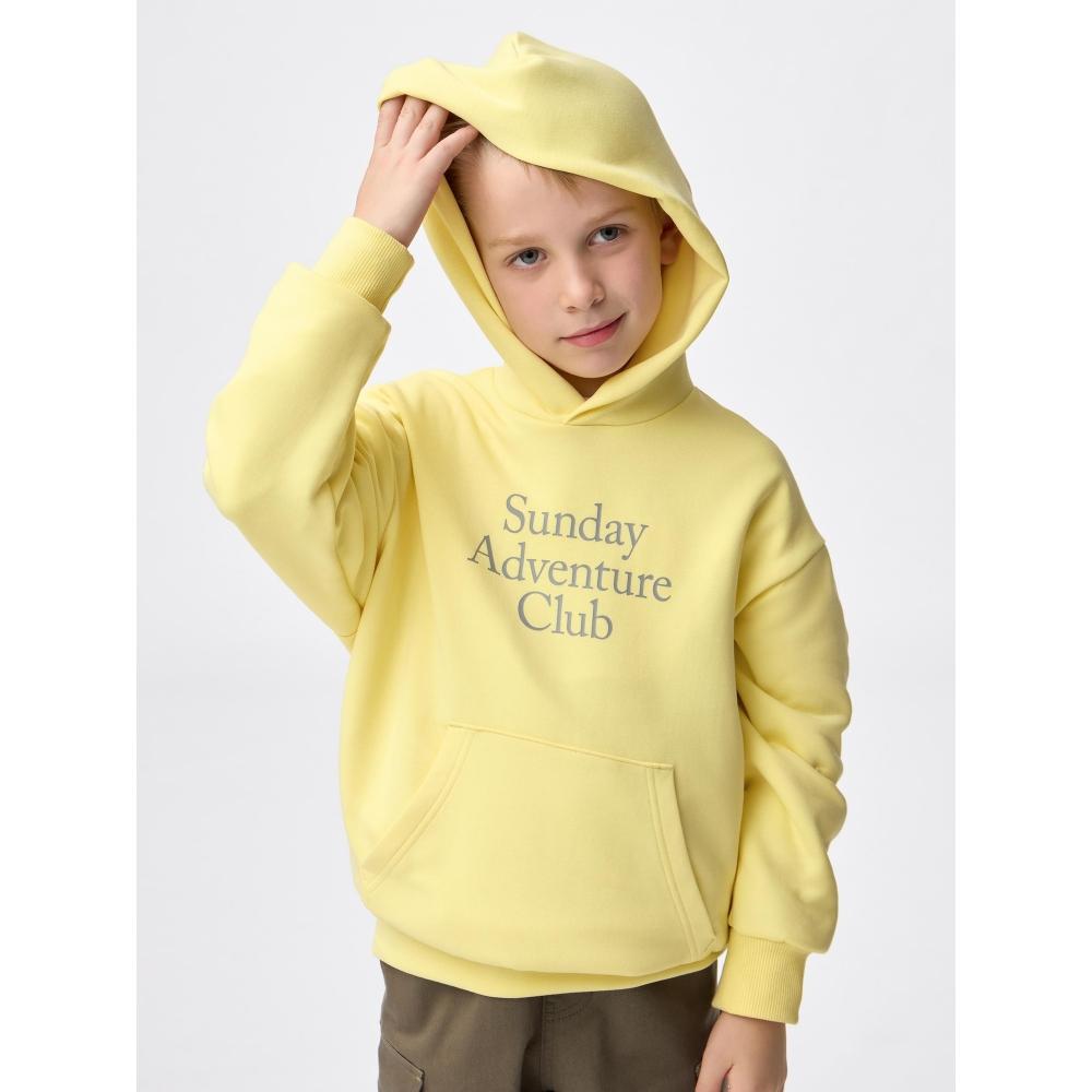 Gu By Uniqlo Kids Puff Sweatshirt Hoodie  Logo 