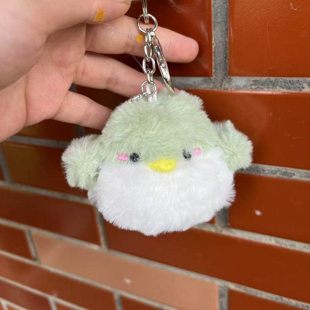 Key Ring Bird Plush Pendant JinYoung Jackson Bird Key Ring Cartoon GOT7 Plush Keychain Kids Toy