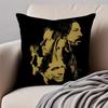 Classic Rock American Band FFoo FFighters Cushion Cover Pillowcase Antidustmite Invisible Zipper Short Plush Sofa Cushion