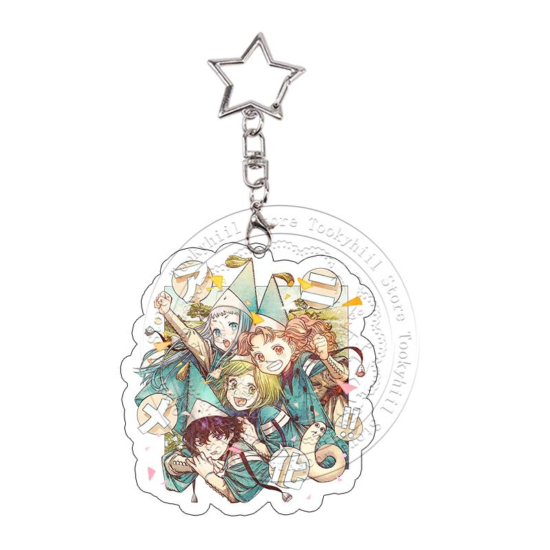 Heksenhoed Atelier Cartoon Acryl Sleutelhanger Kawaii Student Gagaga Qifrey Prachtige Sleutelhanger Karakters Hanger Verjaardagscadeau