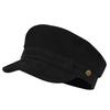 Autumn Winter Flat Top Baseball Caps Metal Buckle Octagonal Beret Hat Retro Artist Cap  For Women