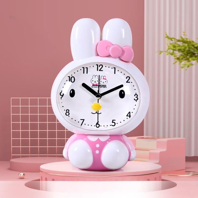 Cute Girls' Special Alarm Clock for Children and Students for Boys' Bedroom Desktop Large Clock Silent