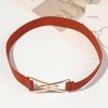 Adjustable Waist Belts Triangle Buckle Decorative Waistband Waist Strap Stretch Elastic Belts