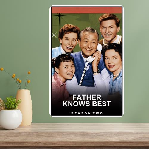 

Father Knows Best Classic TV Show Metal Poster Sign 20x30cm（7.8x11.8inch）