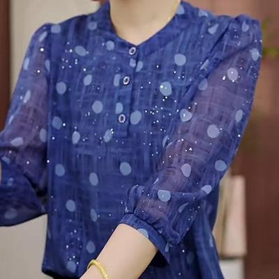 Hellblau Modischer Damen Pullover Shirt - 2026 Stylisches Kleines Oberteil Basis Schicht