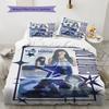 Aitana Custom Name Pattern Bedding,Quilt Set Quilt Cover Pillowcase Home Birthday Gift(1 * Duvet Cover + 2 * Pillowcase, Without Core)