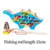 Magnetic Wooden Fishing Game Learning Preschool for Kids Children Boys Girls Dinosaur