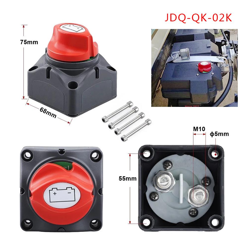 Auto Battery Disconnect Switch 12V 24V Marine 200A 300A Dual Battery Mass Switch 2 and 3 Position Cut Off Switch Car Boat