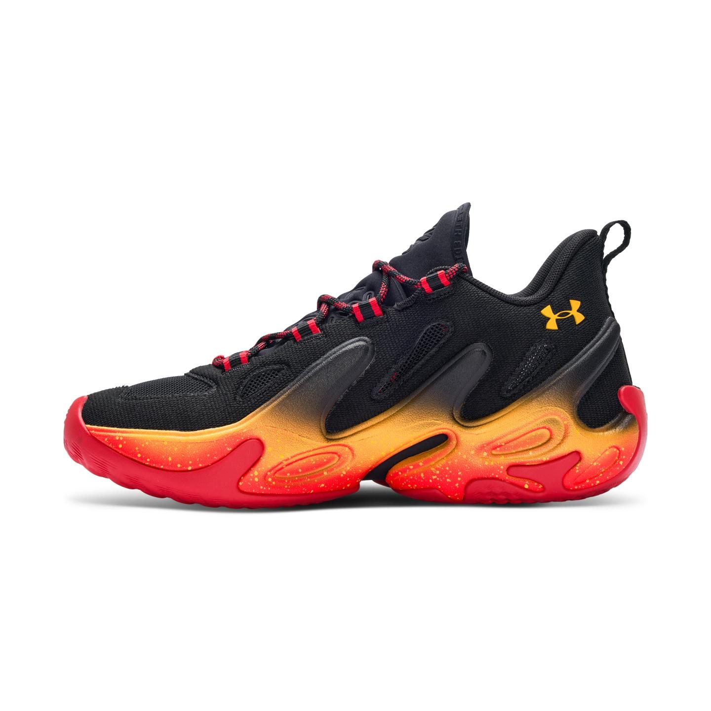 

Under Armour Curry 13 AP Амортизація Спортивна продуктивність Високі баскетбольні кросівки Унісекс кросівки Чорний Помаранчевий 6015002-002 44