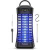 Electric Insect Killer with Switch, Fruit Fly Trap, Mosquito Trap, Insect Repellent, 6W UV Light Attractant (365nm Wavelength), No Chemicals Required,