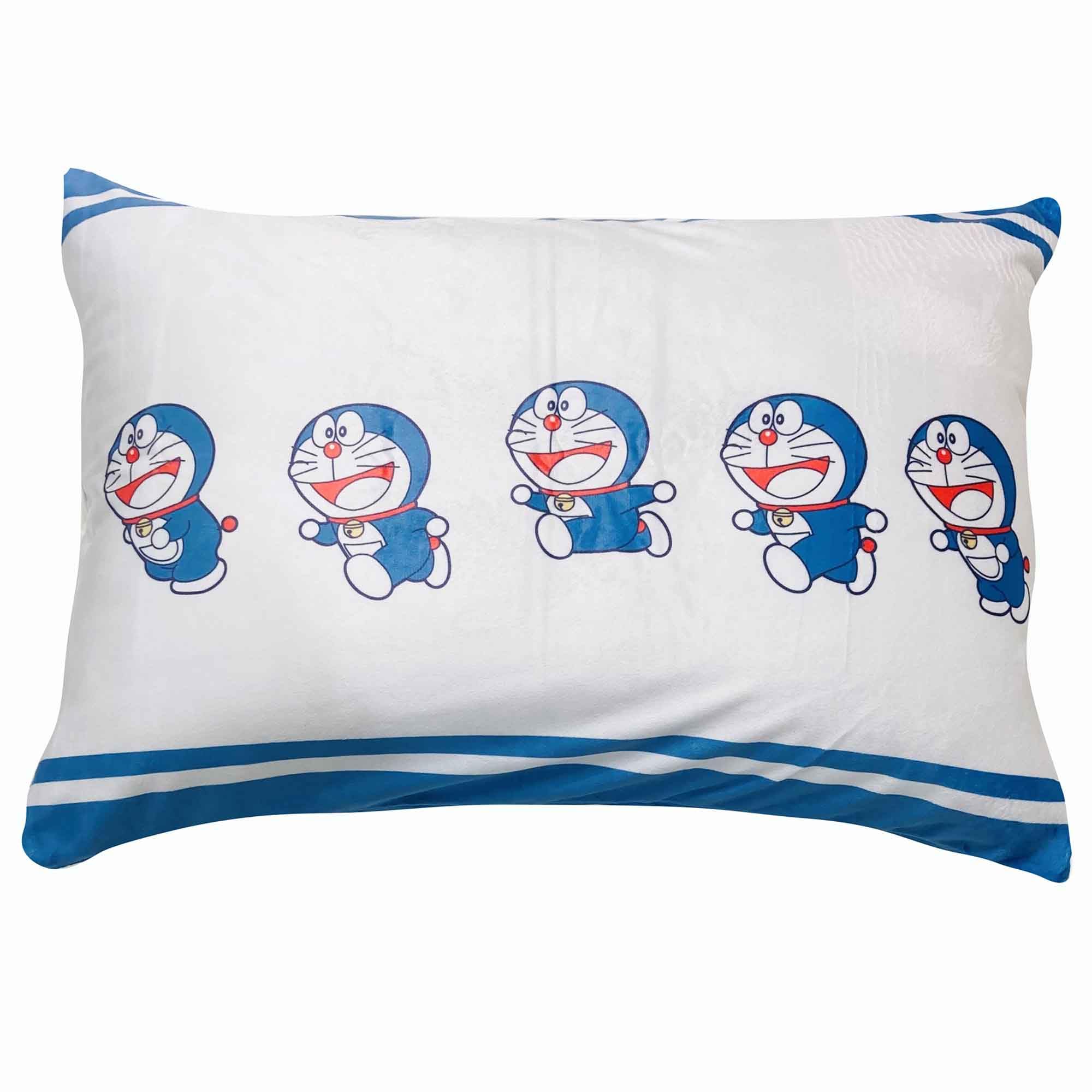 

MORIPiLO Doraemon Pillowcase and Melting to the Suitable for Both Parents and Cute Plush Toy RUN Morishita Pillows (Smooth Touch) 43x63cm, Children,