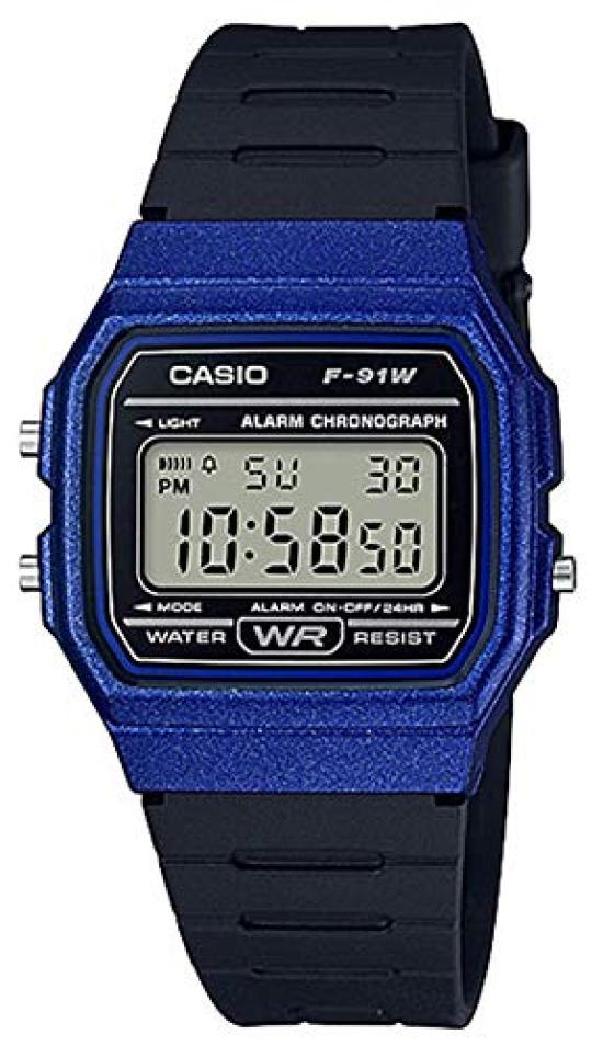 

Часы CASIO кварцевые унисекс дешевые Casio металлик синий [Casio] F-91WM-2A [Товар]
