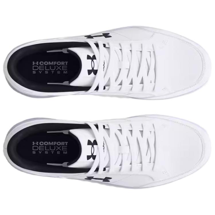 Under Armour Official White Black Men Sneakers 3028486-101