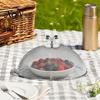 Metal Mesh Food Protectors for Party Stainless Steel Cover with Handle, Insect Control Tents Picnics Tent, Durable Dome Guard Plates And Serving Trays