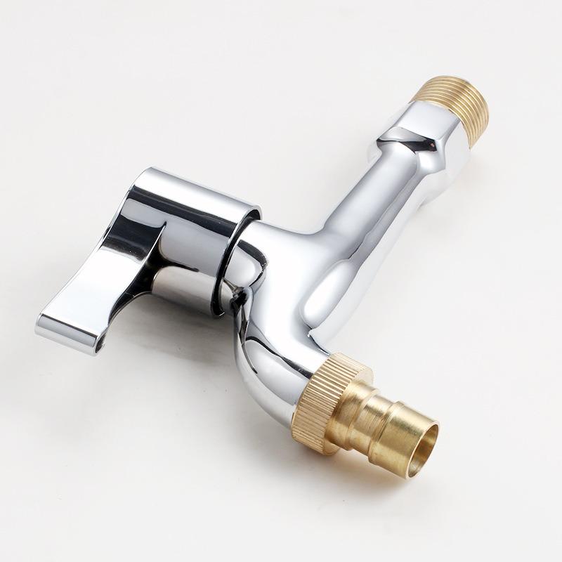 Washing Machine Tap 20mm Copper Water Faucet Extended Washing Machine Faucet One In Two Out Multifunctional Faucet