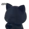 3D Print Lovely Cat Display Figurine Printed Figurine Artistic Desktop Decoration Heart Hand Gesture Kawaii Pose Statue Decor Smiling Tabletop