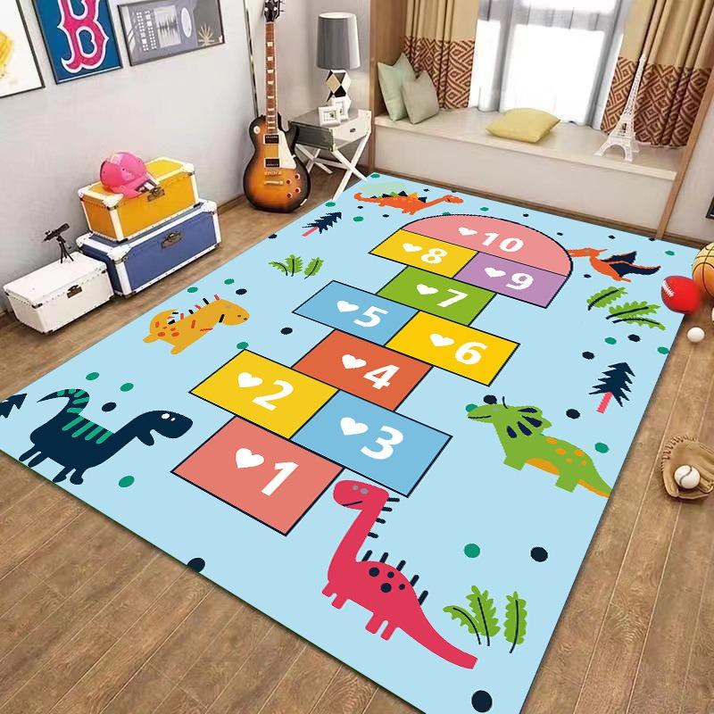 City Track Toy Pattern Carpet NonSlip Protective Mat For Kids' Room Suitable For Kids To Play And Frolic Toy Storage Mat