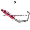 Fits ZT125 U1 G1 Z1 Z2 21-25 Universal Motorcycle Exhaust Pipe