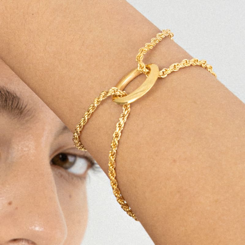 Ahndronico Round Link Bracelet