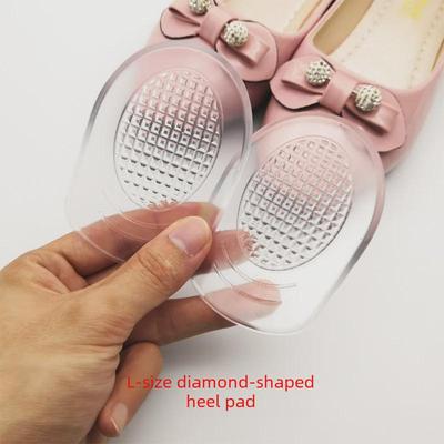 Thickened Shock-Absorbing Silicone Heel Pads for Adults - Anti-Wear & Pain Relief