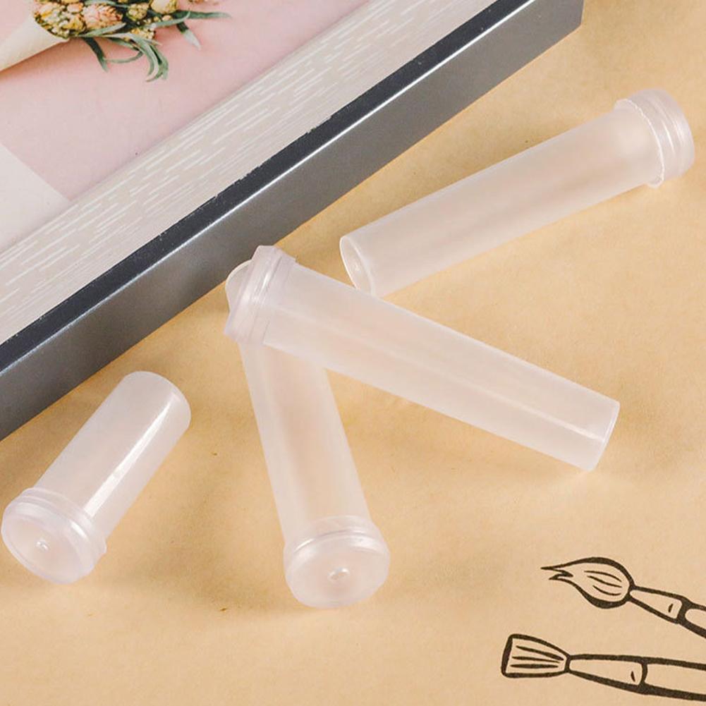 100/200Pcs PVC Flower Fresh-keeping Tube Cap Water Storage Tube Flower Arrangement Flower Water Tube Hydroponic Contain