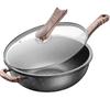 WUTUO 28cm Non-stick Frying Wok with Lid