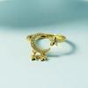 925 Sterling Silver Plated Sun Moon Sunflower Heart Rings for Women Original Flower Wedding Crystal Luxury Jewelry R5375