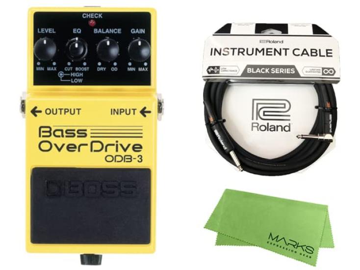 

[Roland Cable + Cross Set] BOSS Bass OverDrive ODB-3 Bass Overdrive