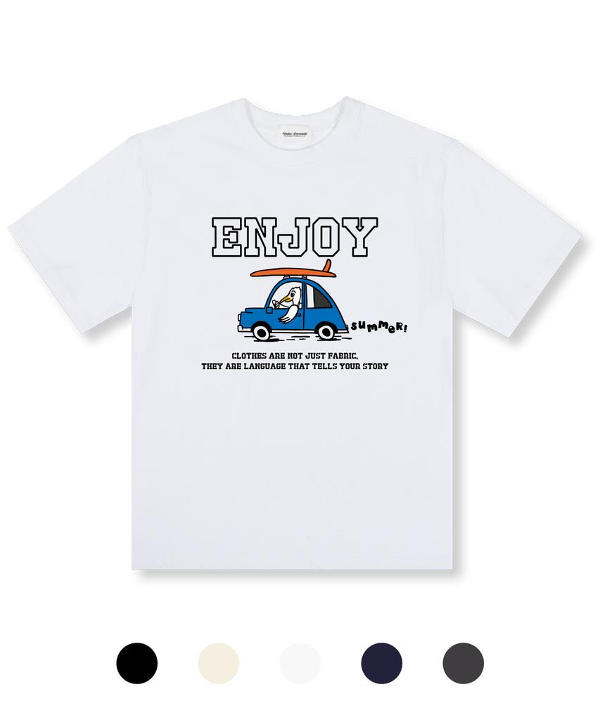 UNION GARMENTS Injoika Oversized Short Sleeve T-Shirt 5 Colors