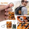 Toolbox Theme Acrylic Keychain for Backpack and Car Keys Holiday Party Gift
