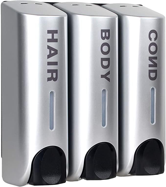 Wall-Mounted Shower Gel and Hand Soap Dispenser