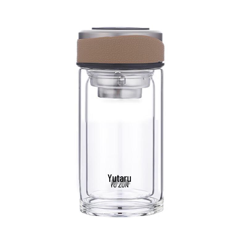 YUZUN Double-Layer High Borosilicate Glass Tea Cup