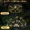 Lewondr Fireworks Garden Set of Christmas Illumination 40 120 LED 80cm Total Solar Automatic Energy Water Outdoor Shopping Street Interior Lighting
