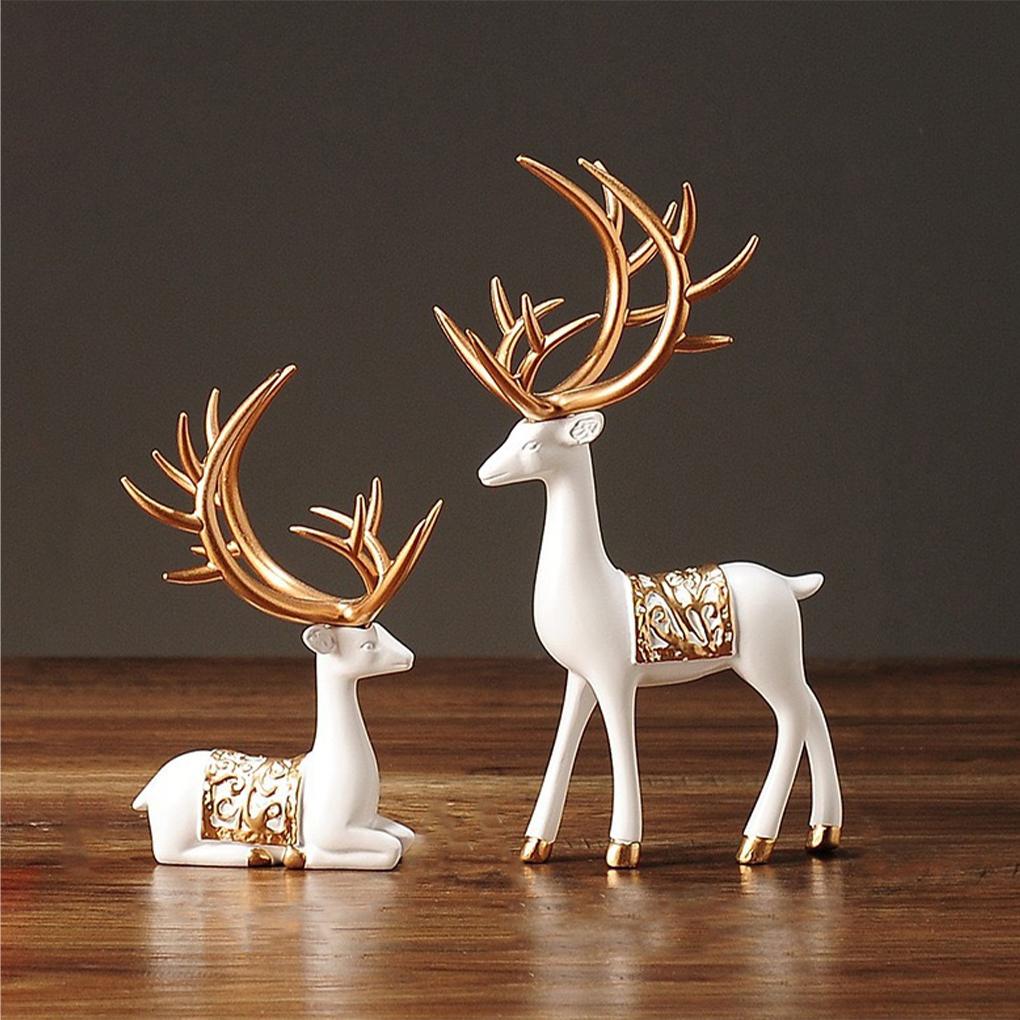 Luxusní bytové dekorace Přidejte domovu kouzlo Dekorace místnosti se sobem Dekorace domu se sobem